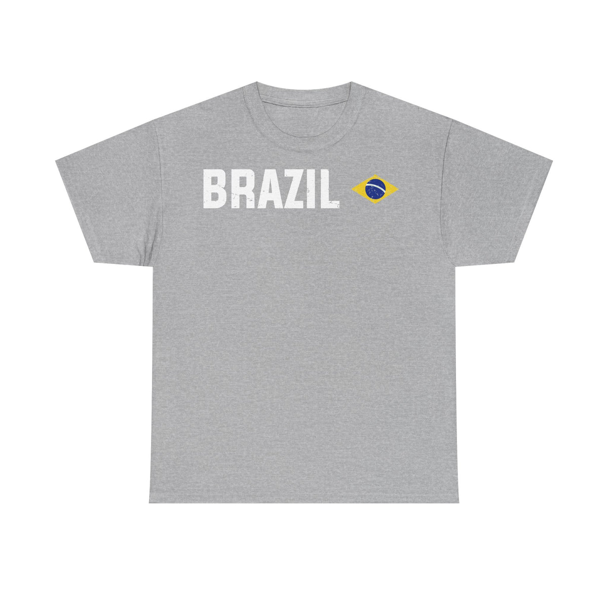 Brazil Brasilien Wappen Flagge Sport Fan Fußball Geschenkidee - Unisex T-Shirt