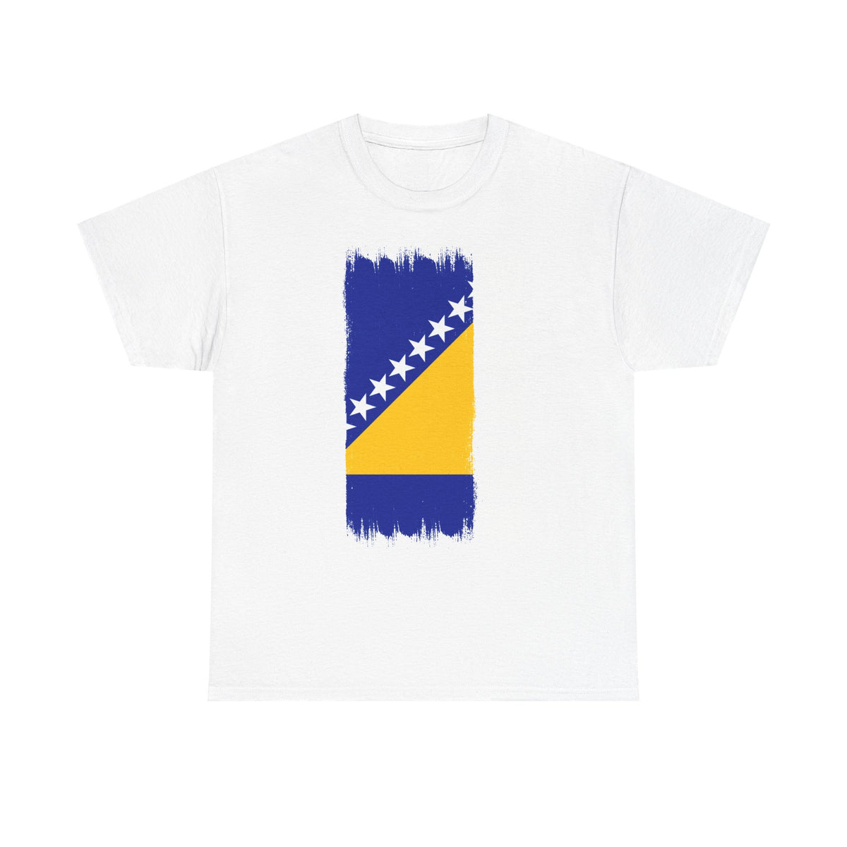 Bosnia Wappen Flagge Stolz Heimat Fußball fan Geschenkidee - Unisex T-Shirt