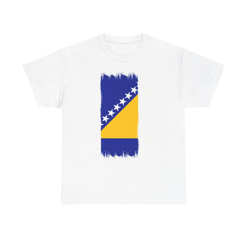 Bosnia escudo bandera orgullo patria aficionado al fútbol idea de regalo - Camiseta unisex