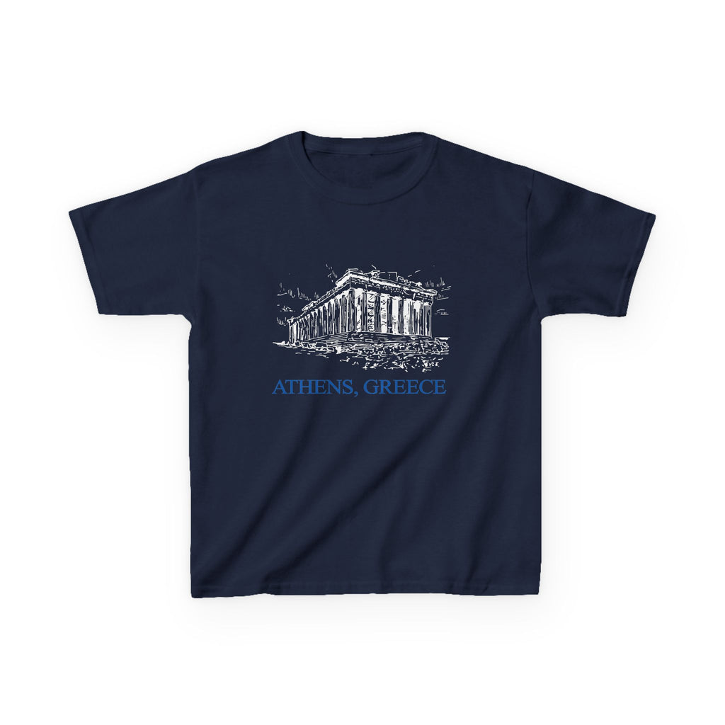 Greece Griechenland Flagge Wappen Heimat Fußball Sport Fan Geschenkidee - Für Kinder & Jugendliche Unisex T-Shirt