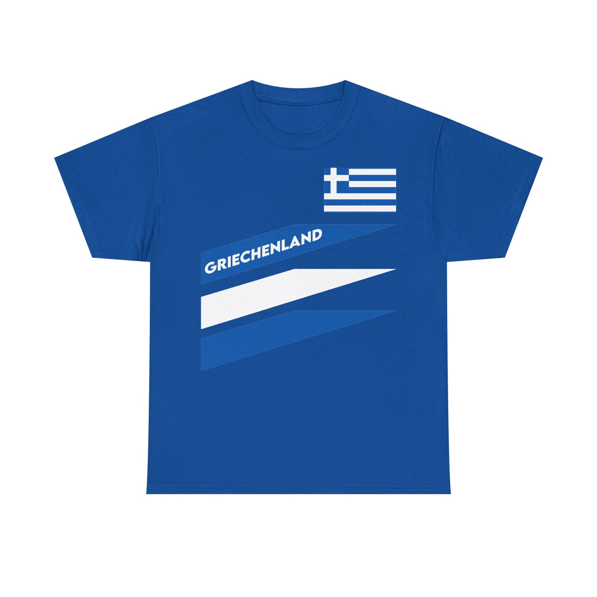 Grecia Grecia Bandera Escudo Patria Fútbol Deporte Aficionado Idea de regalo - Camiseta unisex