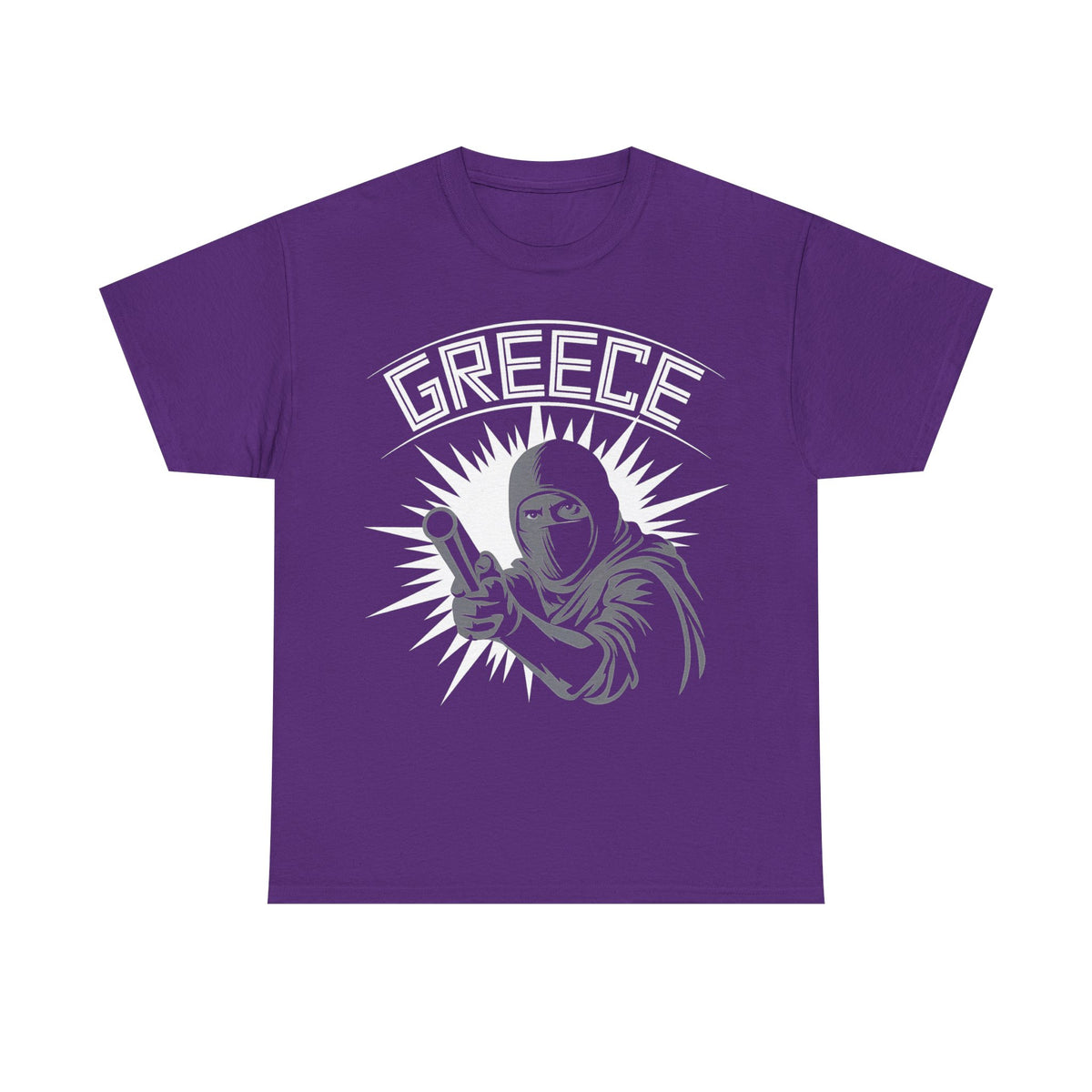 Grecia Grecia hooligan bandera escudo patria fútbol deporte aficionado idea de regalo - camiseta unisex