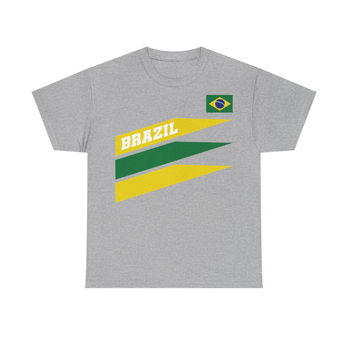 Brazil Brasilien Wappen Flagge Sport Fan Fußball Geschenkidee - Unisex T-Shirt