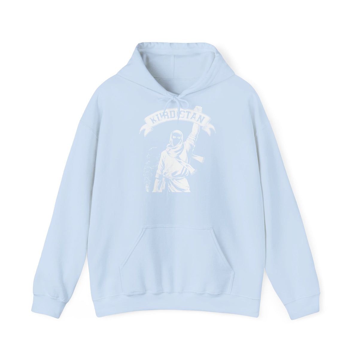 Kurdistan hooligan patria orgoglio stemma bandiera sport calcio tifoso regalo - Felpa con cappuccio unisex