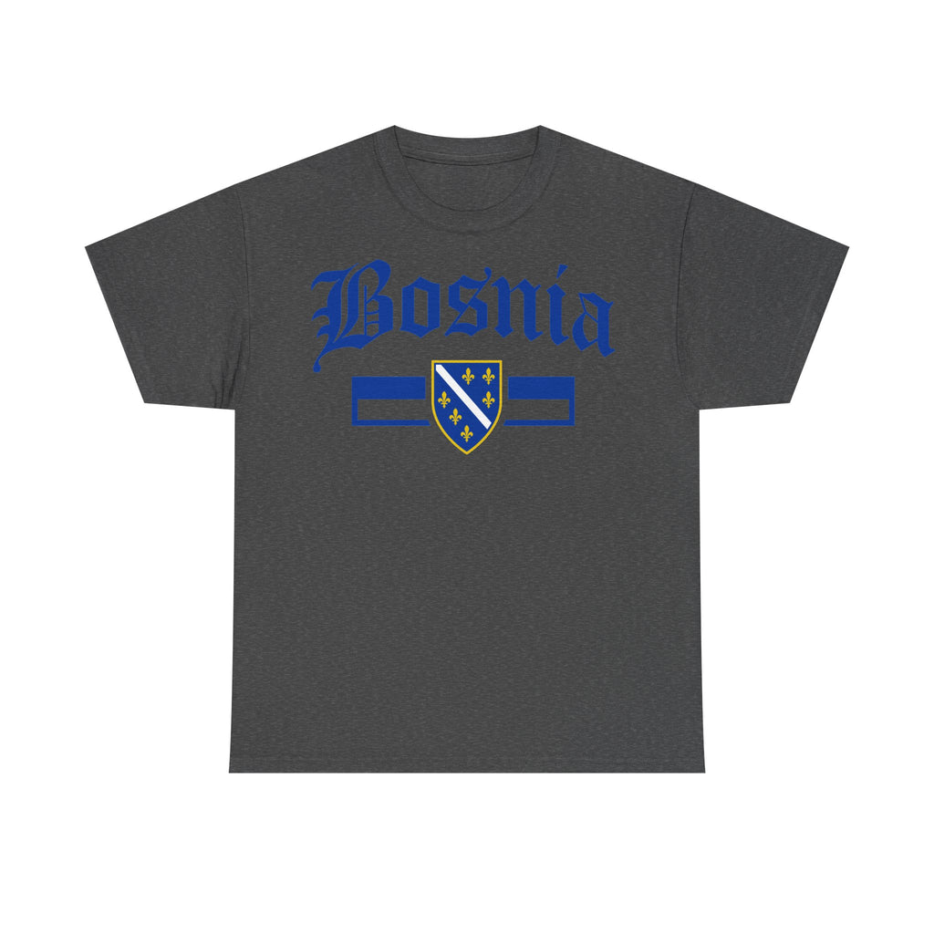 Bosnia Wappen Flagge Stolz Heimat Fußball fan Geschenkidee - Unisex T-Shirt