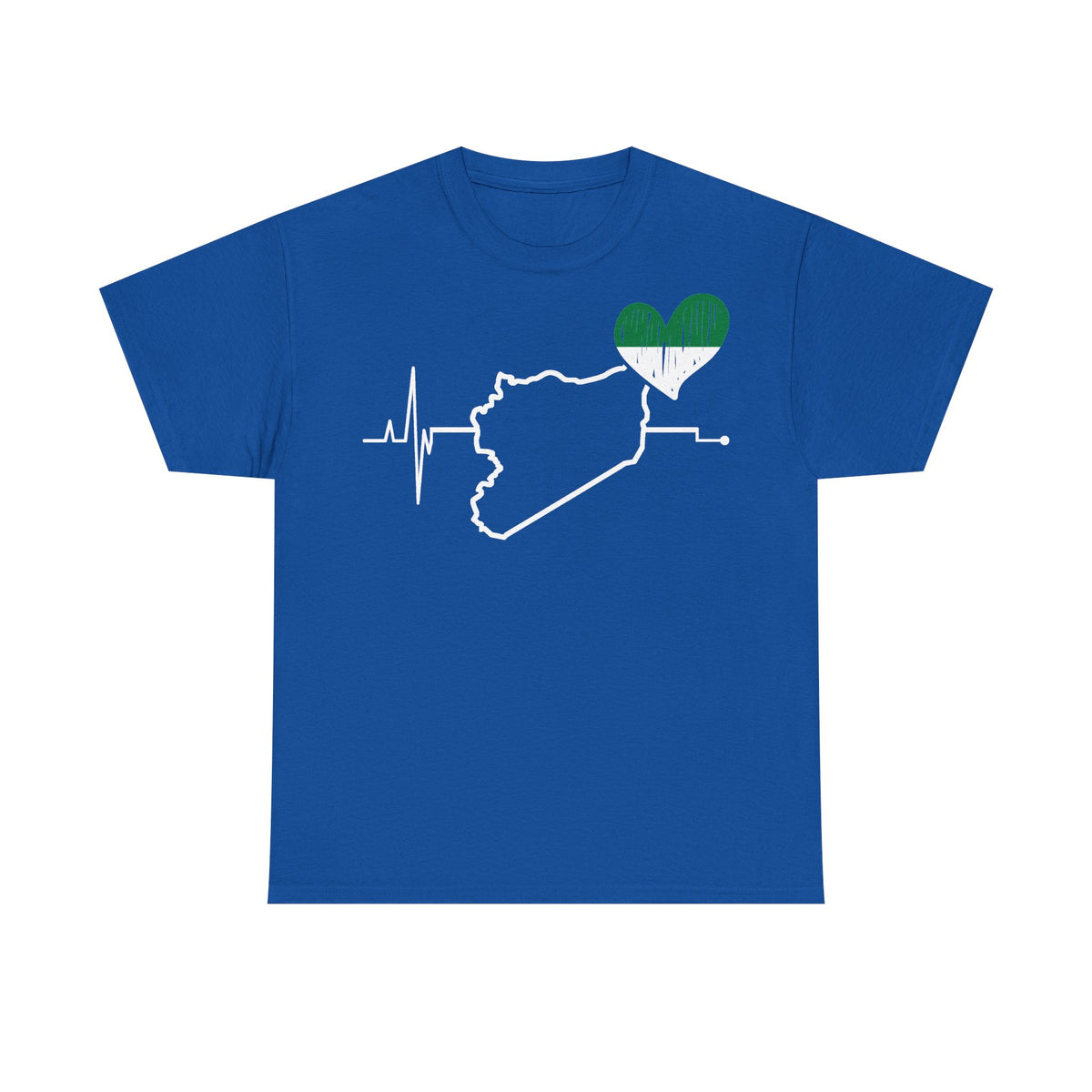 Syria Syrien Wappen Flagge Heimat Sport Fan Geschenkidee - Unisex T-Shirt