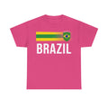 Brazil Brasilien Wappen Flagge Sport Fan Fußball Geschenkidee - Unisex T-Shirt