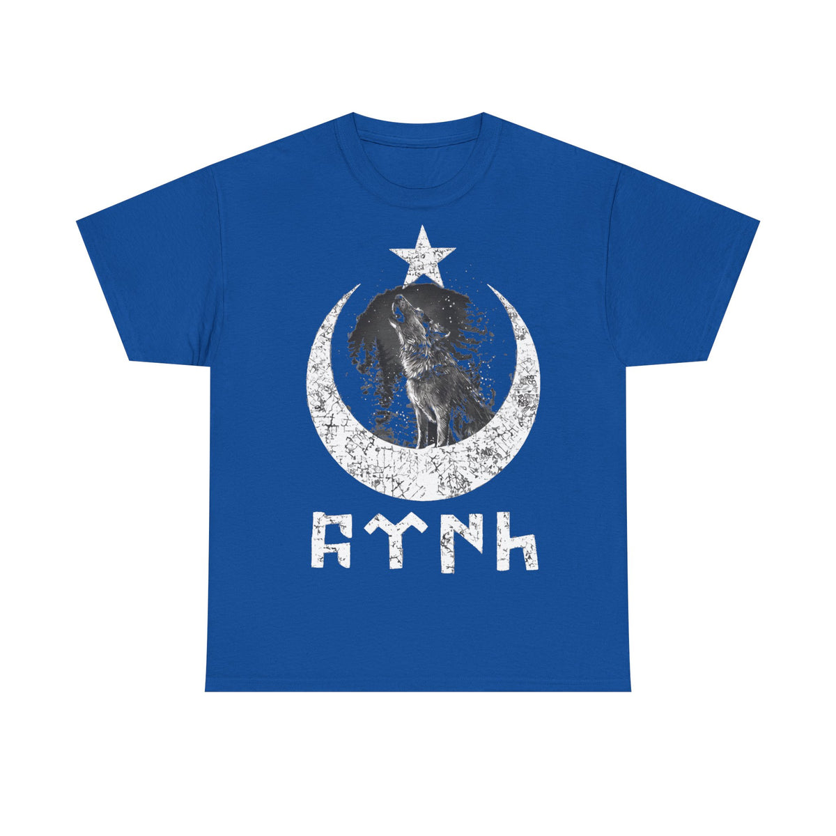Türkiye Ay Yildiz Wolf Mitternacht Geschenkidee Göktürk - Unisex T-Shirt
