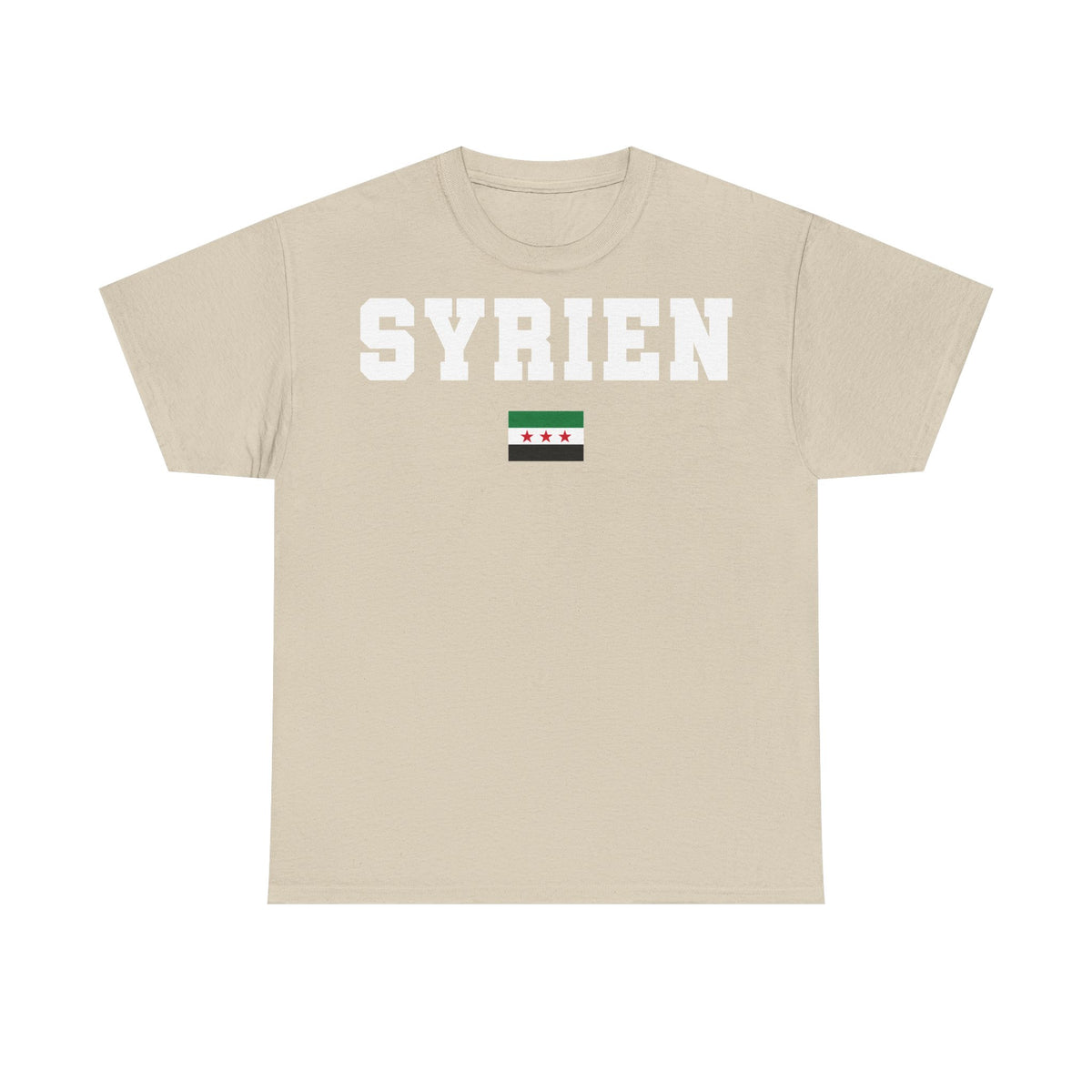 Syria Syrien Wappen Flagge Heimat Sport Fan Geschenkidee - Unisex T-Shirt