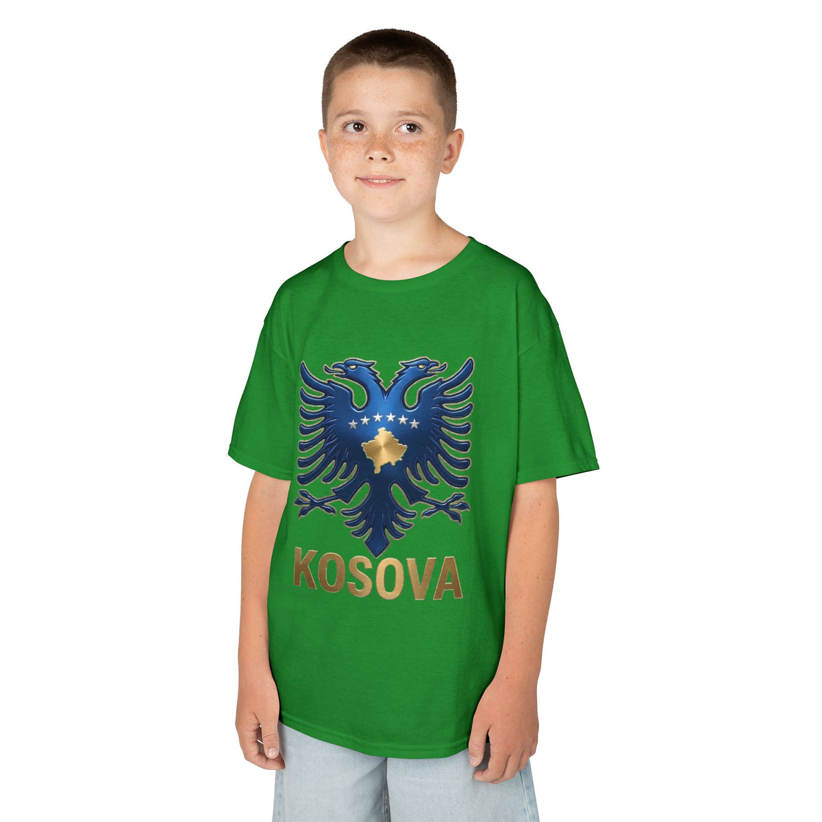 Kosova Edel Doppeladler Wappen - Unisex Kinder & Jugendliche T-Shirt