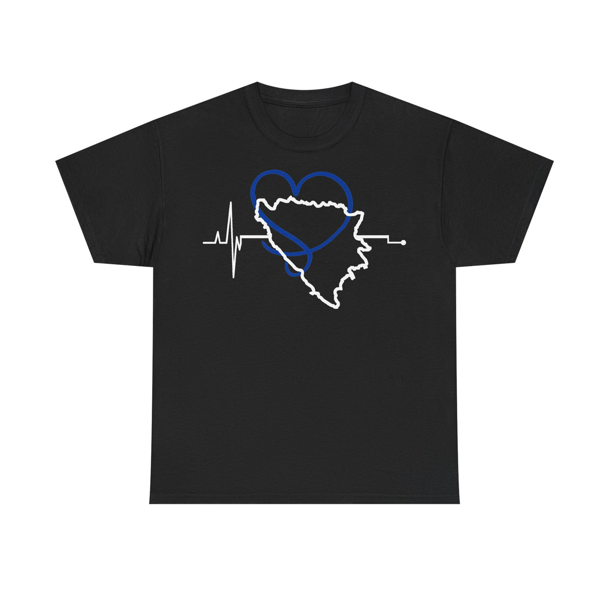 Bosnia escudo bandera orgullo patria aficionado al fútbol idea de regalo - Camiseta unisex