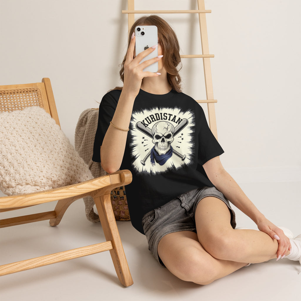 Kurdistan Hooligan Azadi Wappen Flagge Heimat Geschenk - Unisex T-Shirt