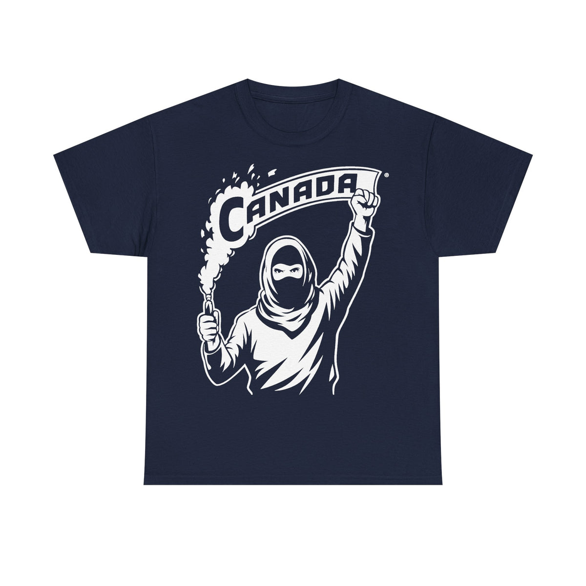 Canada Kanada Hooligan Wappen Flagge Fan Sport Fußball Geschenkidee - Unisey T-Shirt