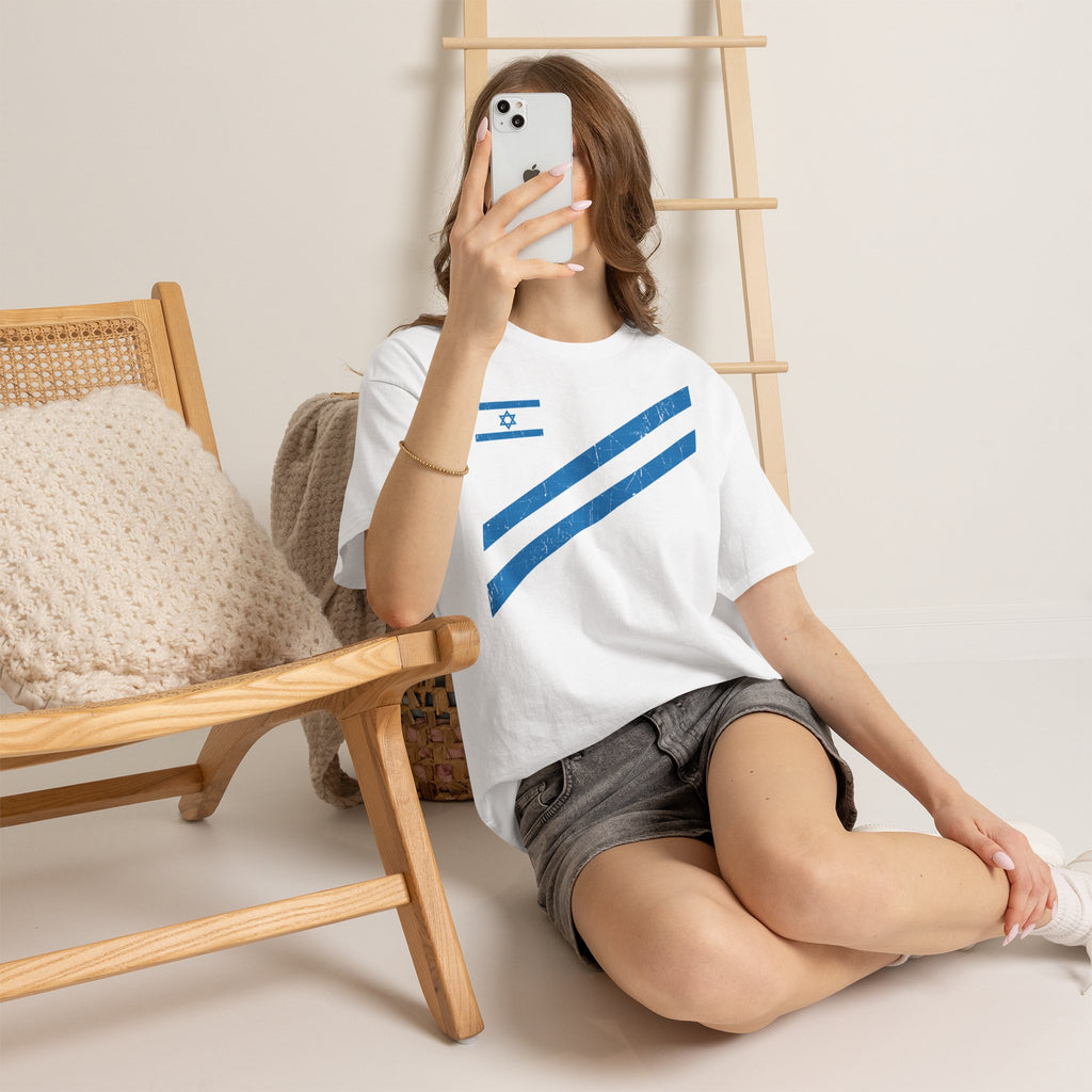 Israel Wappen Flagge Fan Geschenkidee Fashion - Unisex T-Shirt