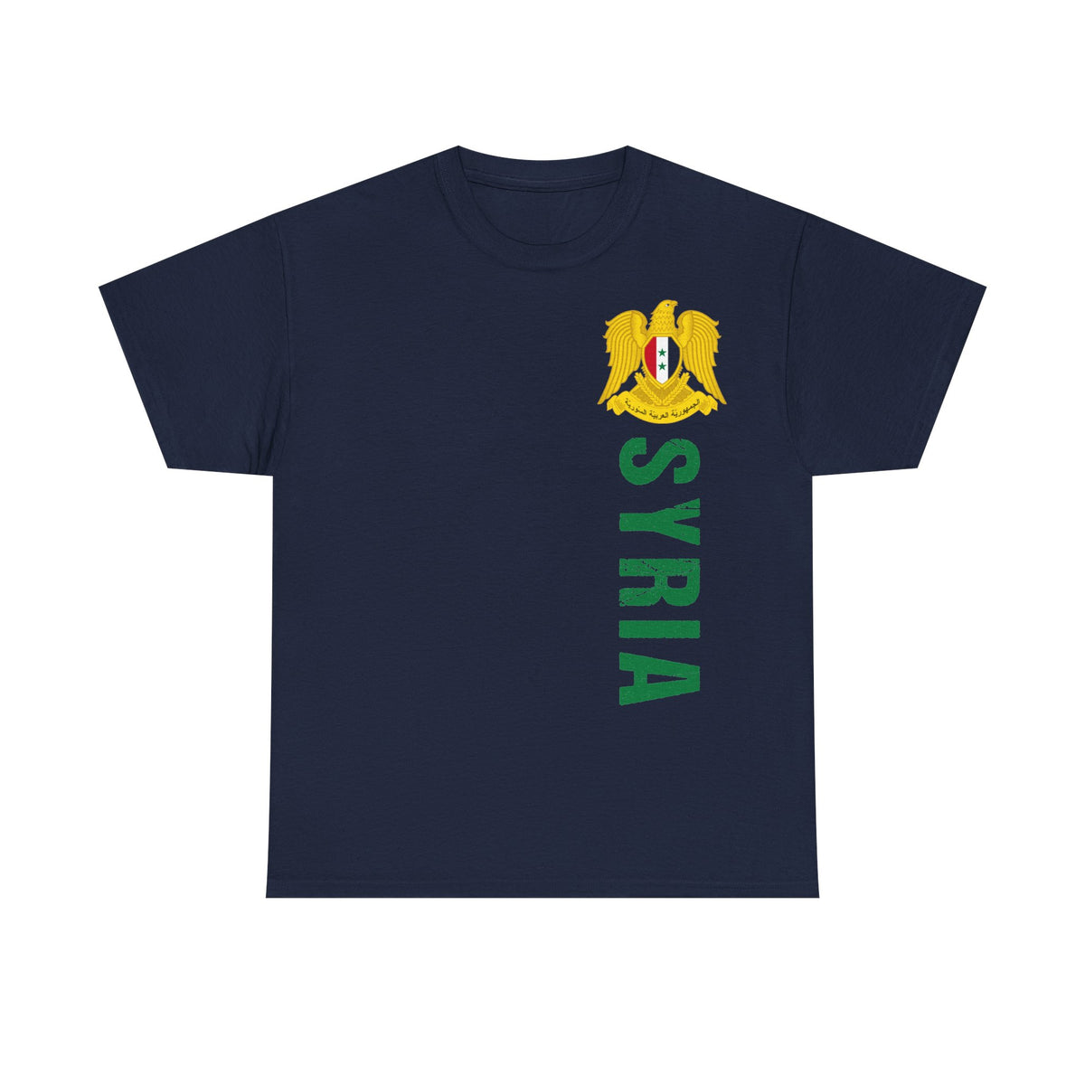 Syria Syrien Wappen Flagge Heimat Sport Fan Geschenkidee - Unisex T-Shirt