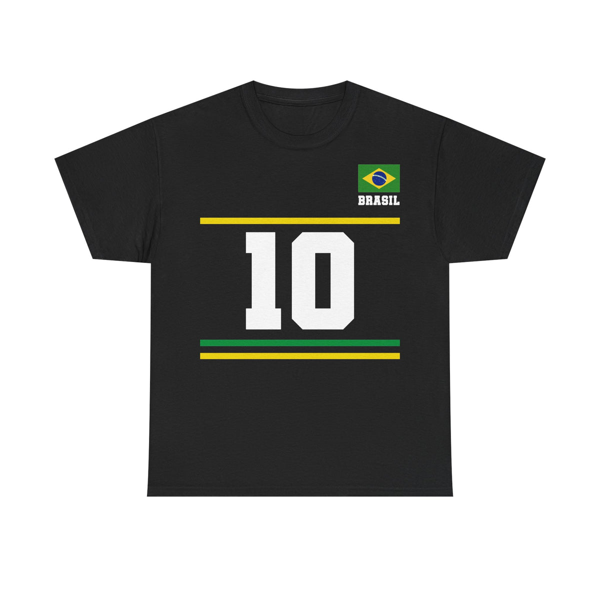 Brazil Brasilien Wappen Flagge Sport Fan Fußball Geschenkidee - Unisex T-Shirt