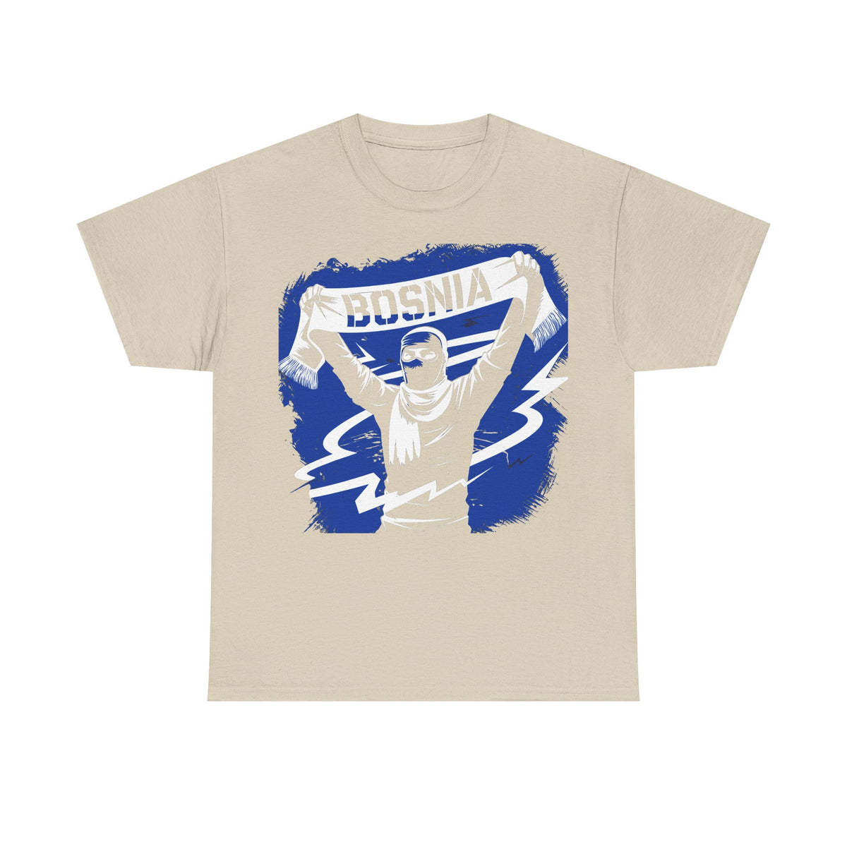 Bosnia escudo bandera orgullo patria aficionado al fútbol idea de regalo - Camiseta unisex