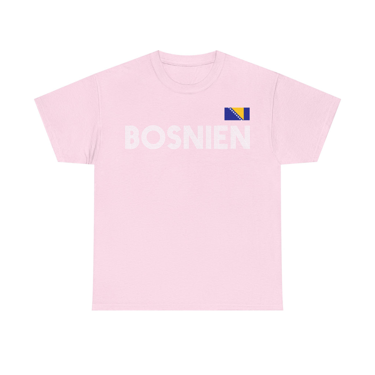 Bosnia Wappen Flagge Stolz Heimat Fußball fan Geschenkidee - Unisex T-Shirt