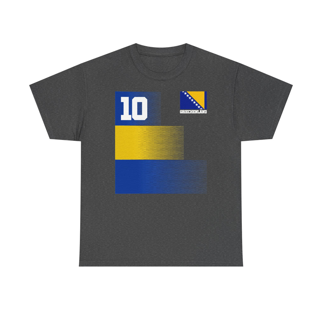 Bosnia Wappen Flagge Stolz Heimat Fußball fan Geschenkidee - Unisex T-Shirt