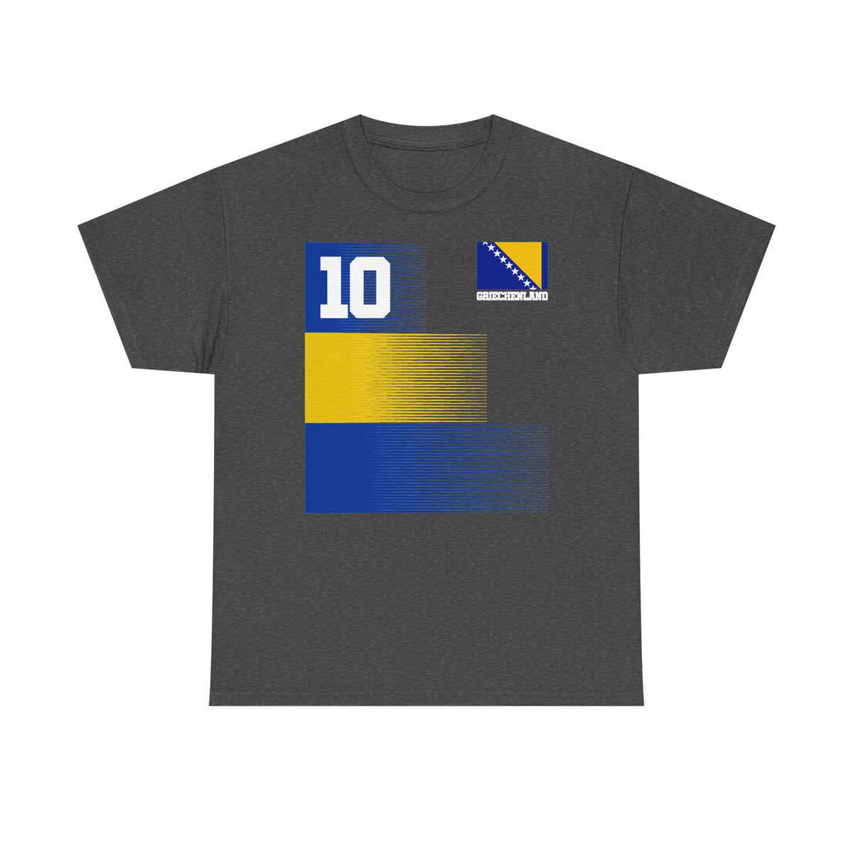 Bosnia Wappen Flagge Stolz Heimat Fußball fan Geschenkidee - Unisex T-Shirt