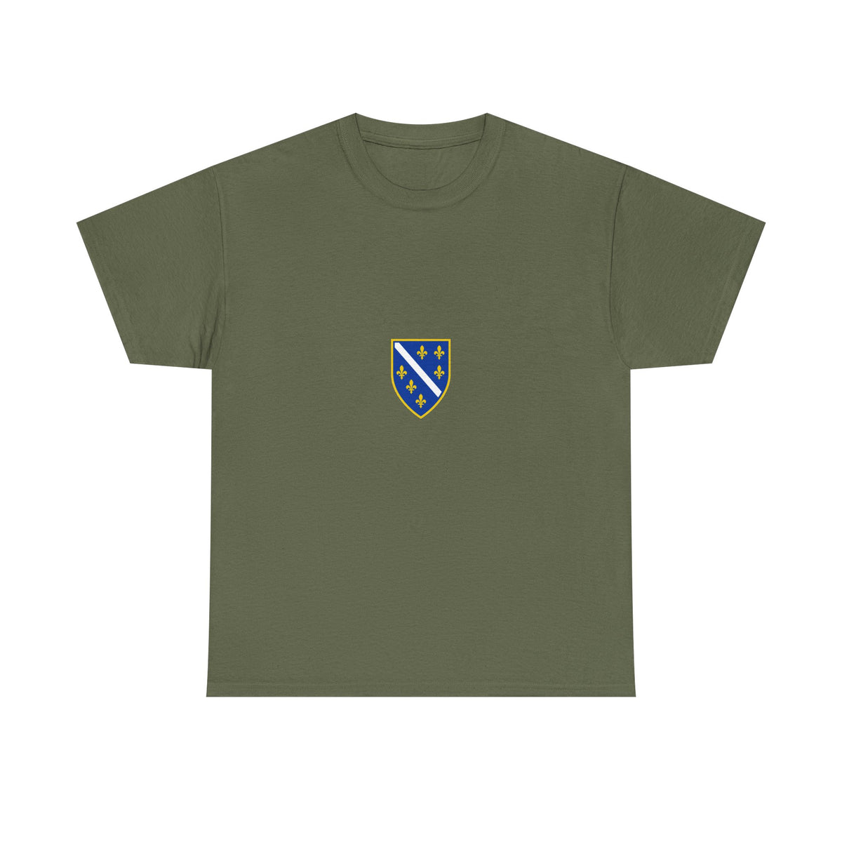 Bosnia Wappen Flagge Stolz Heimat Fußball fan Geschenkidee - Unisex T-Shirt