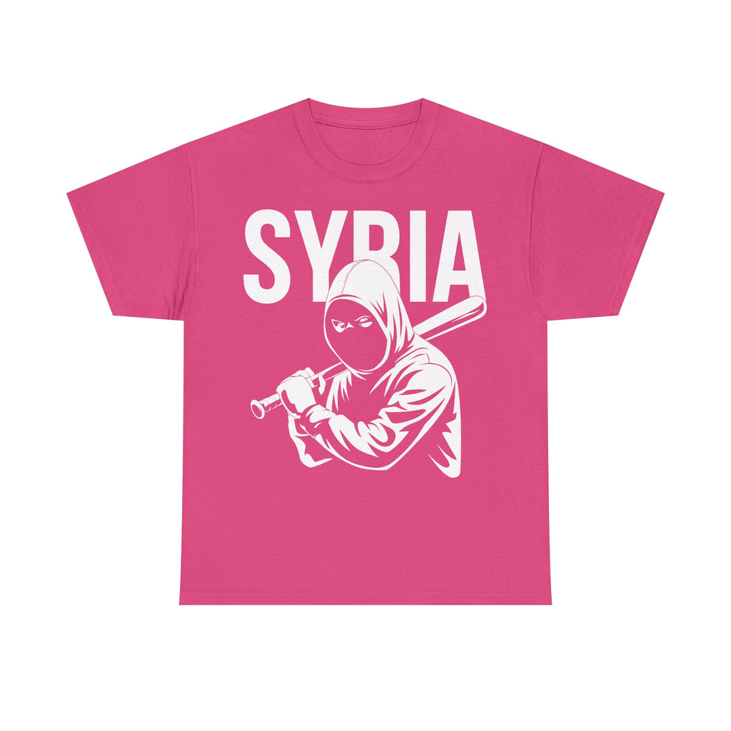 Syria Syrien Hooligan Wappen Flagge Heimat Sport Fußball Fan Geschenkidee - Unisex T-Shirt