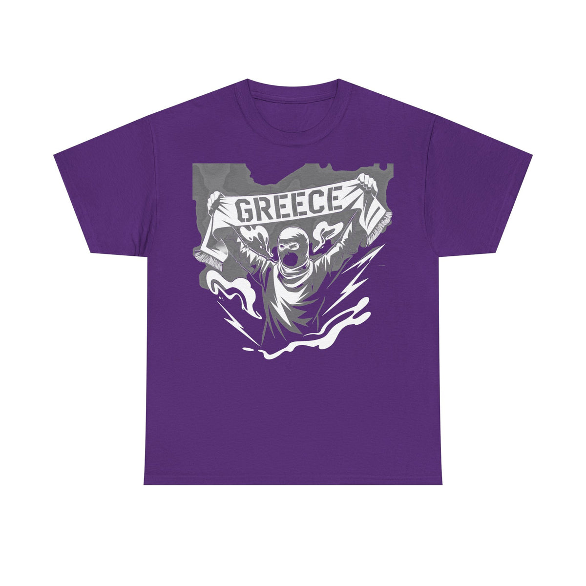 Grecia Grecia hooligan bandera escudo patria fútbol deporte aficionado idea de regalo - camiseta unisex