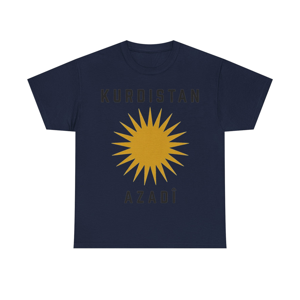 Kurdistán Azadi Sol Libertad Bandera Patria Idea de regalo - Camiseta unisex