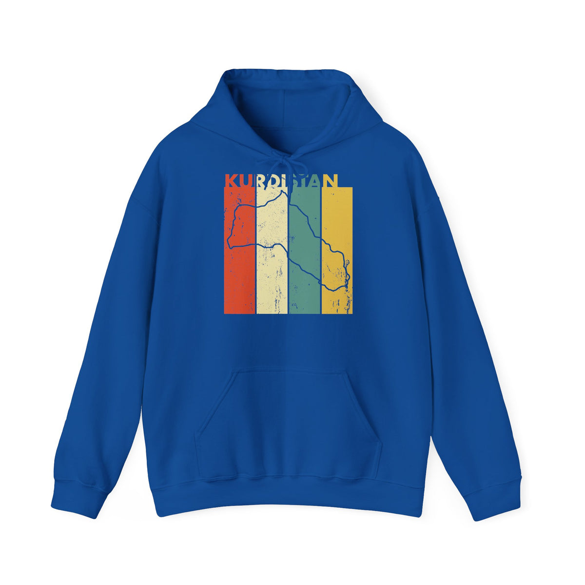 Kurdistan patria orgoglio stemma bandiera sport calcio regalo per tifosi - felpa con cappuccio unisex