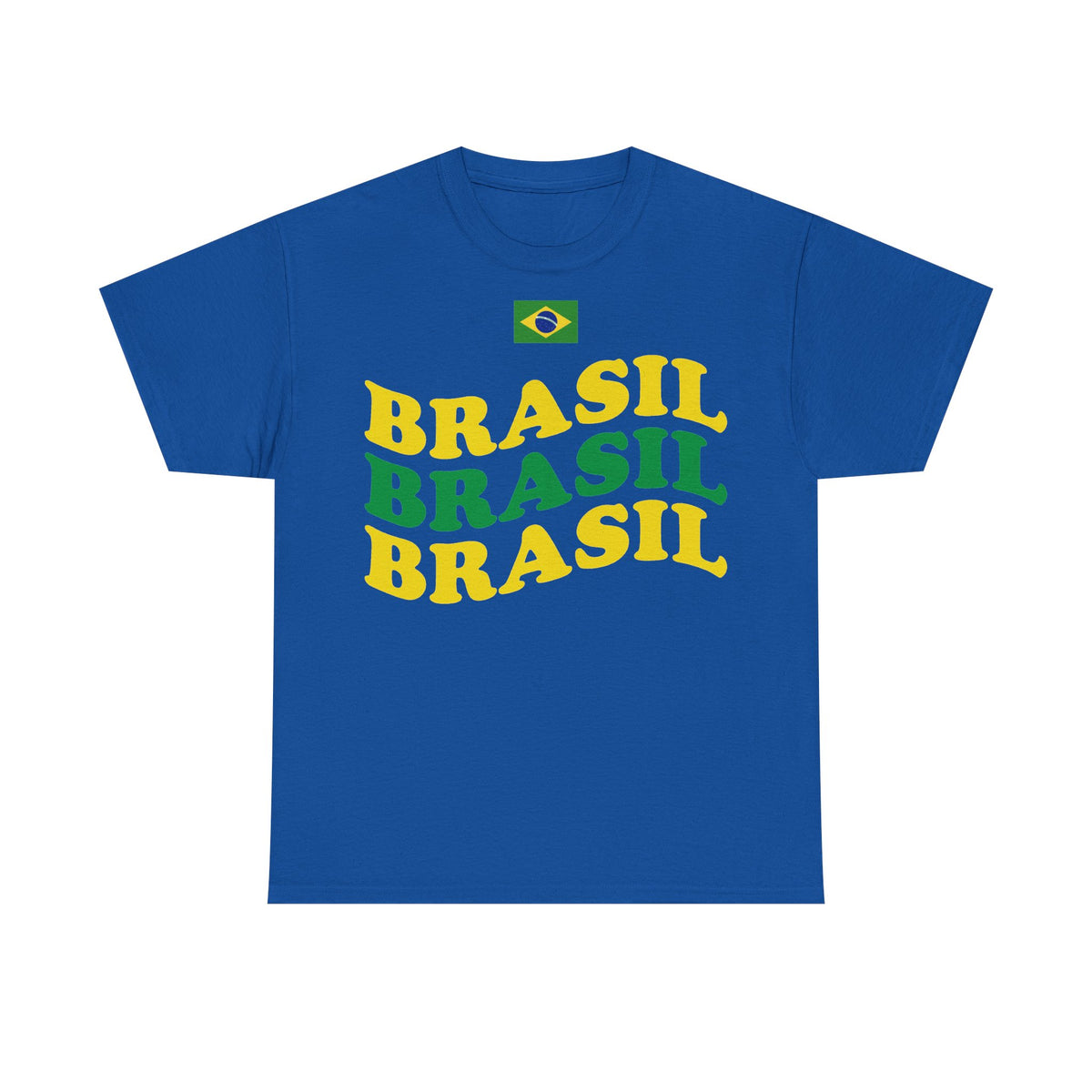 Brazil Brasilien Wappen Flagge Sport Fan Fußball Geschenkidee - Unisex T-Shirt