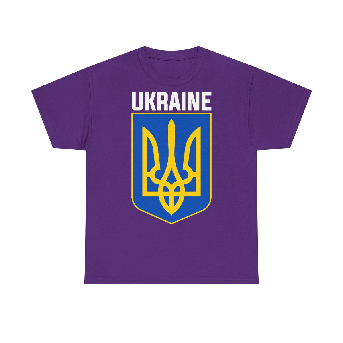 Bandiera e stemma dell'Ucraina Idea regalo Sport Tifoso Moda Vintage - T-shirt unisex