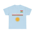 Kurdistan Sonne Street Urban Geschenkidee - Unisex T-Shirt