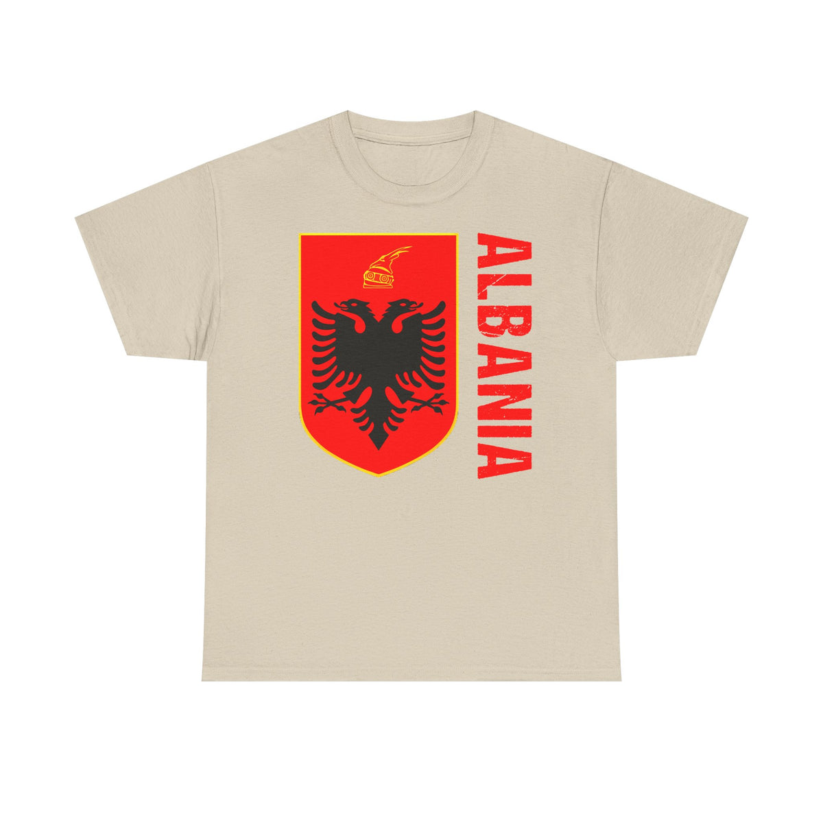 Albania Wappen Shqiptar Flagge Adler Fußball Fan Sport Unisex T Shirt