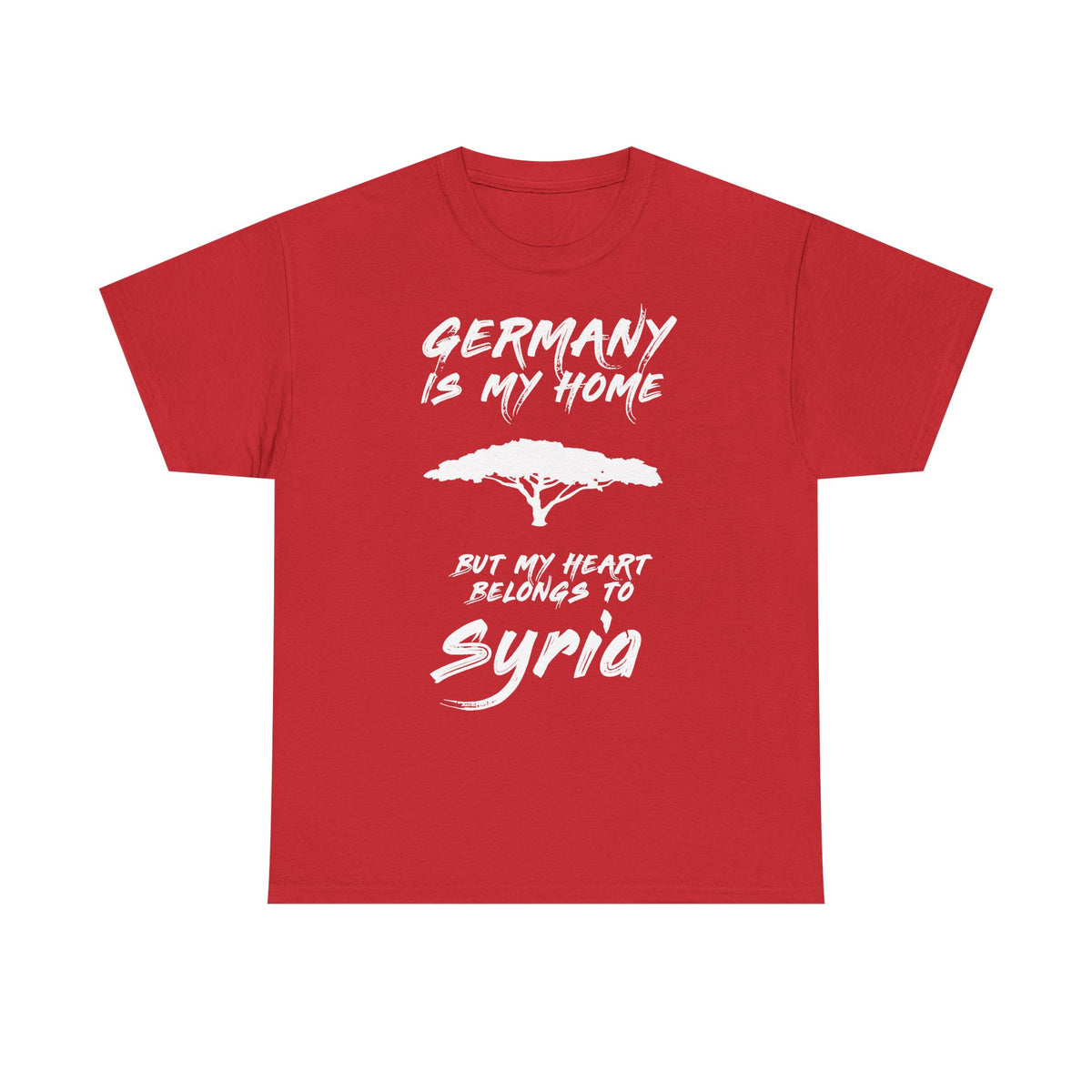 Syria Syrien Wappen Flagge Heimat Sport Fan Geschenkidee - Unisex T-Shirt