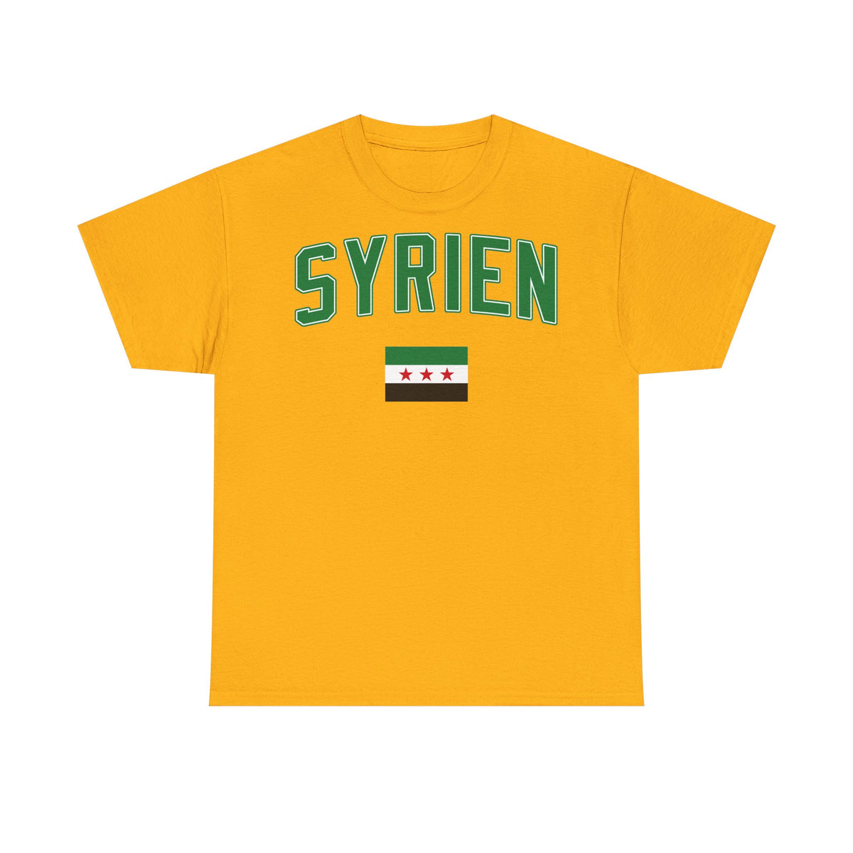 Syria Syrien Wappen Flagge Heimat Sport Fan Geschenkidee - Unisex T-Shirt
