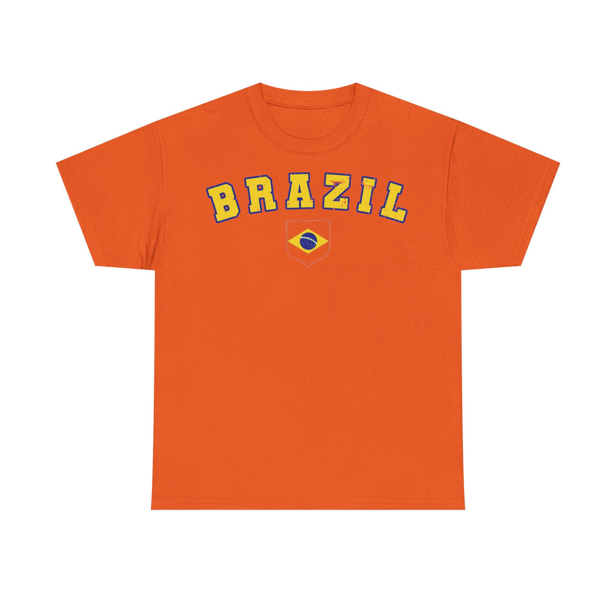Brazil Brasilien Wappen Flagge Sport Fan Fußball Geschenkidee - Unisex T-Shirt