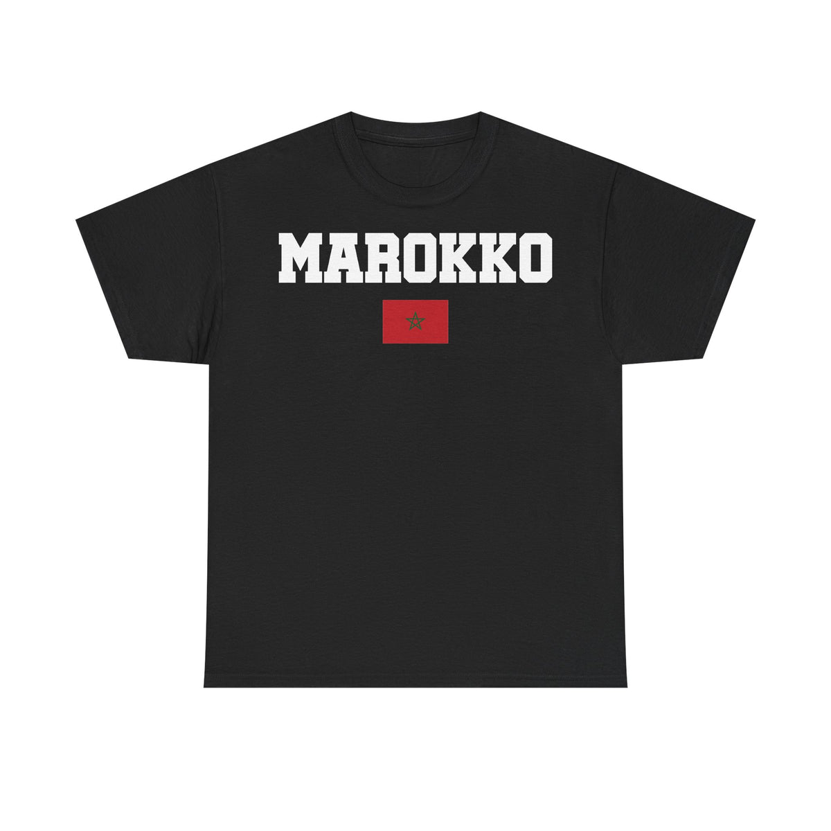 Marruecos Escudo Morocco Bandera Orgullo Fútbol Fan Deporte FIdea de regalo - Camiseta unisex
