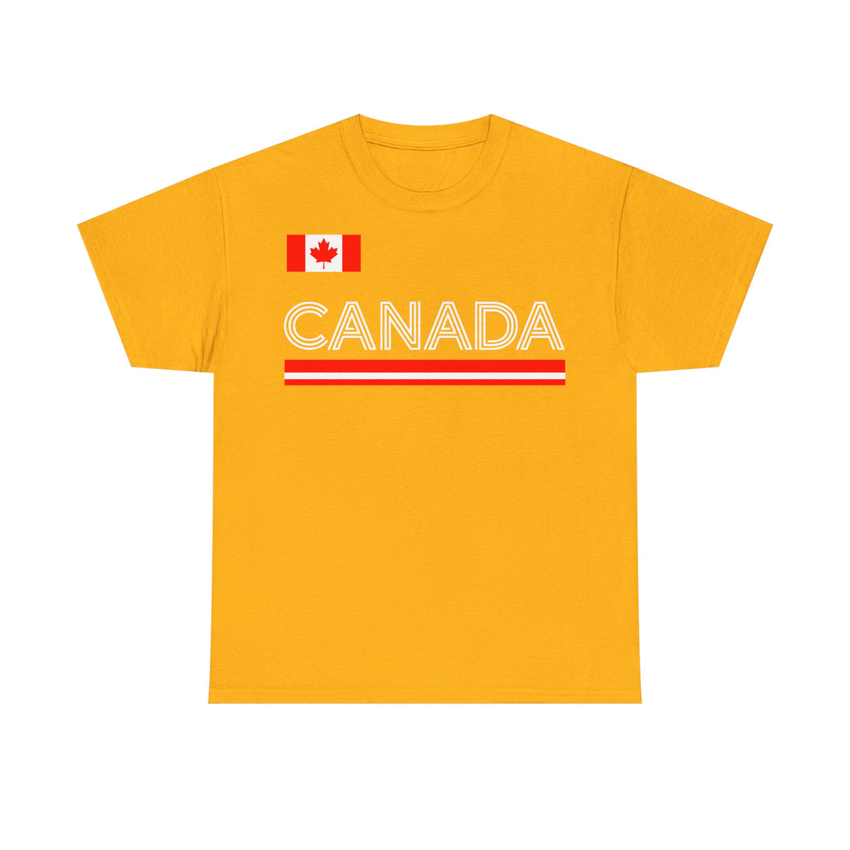 Canada Kanada Wappen Flagge Fan Sport Fußball Geschenkidee - Unisey T-Shirt