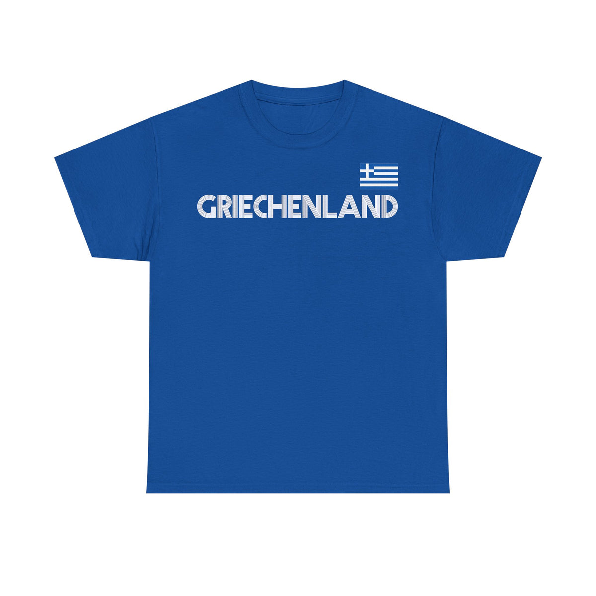 Grecia Grecia Bandera Escudo Patria Fútbol Deporte Aficionado Idea de regalo - Camiseta unisex
