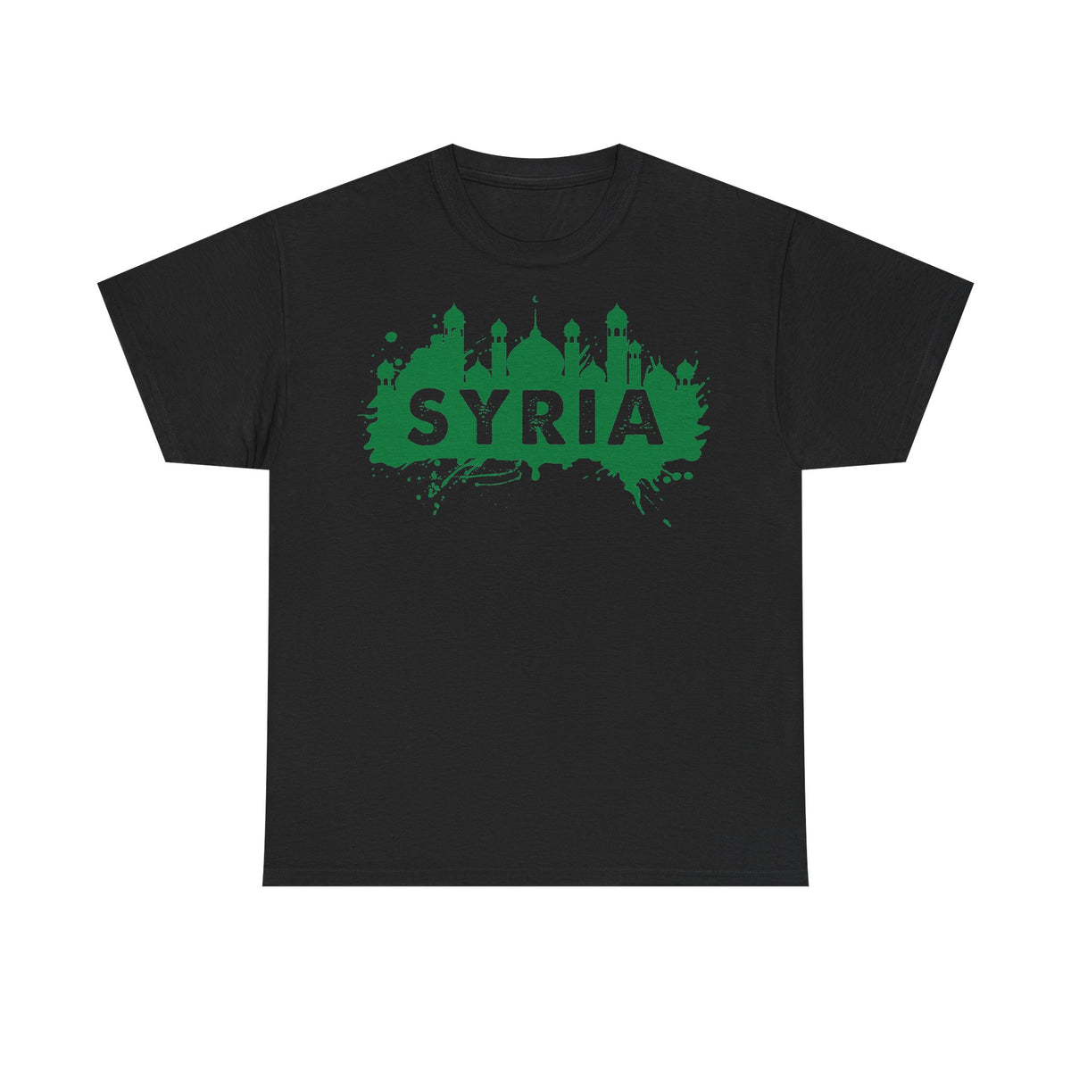Syria Syrien Wappen Flagge Heimat Sport Fan Geschenkidee - Unisex T-Shirt