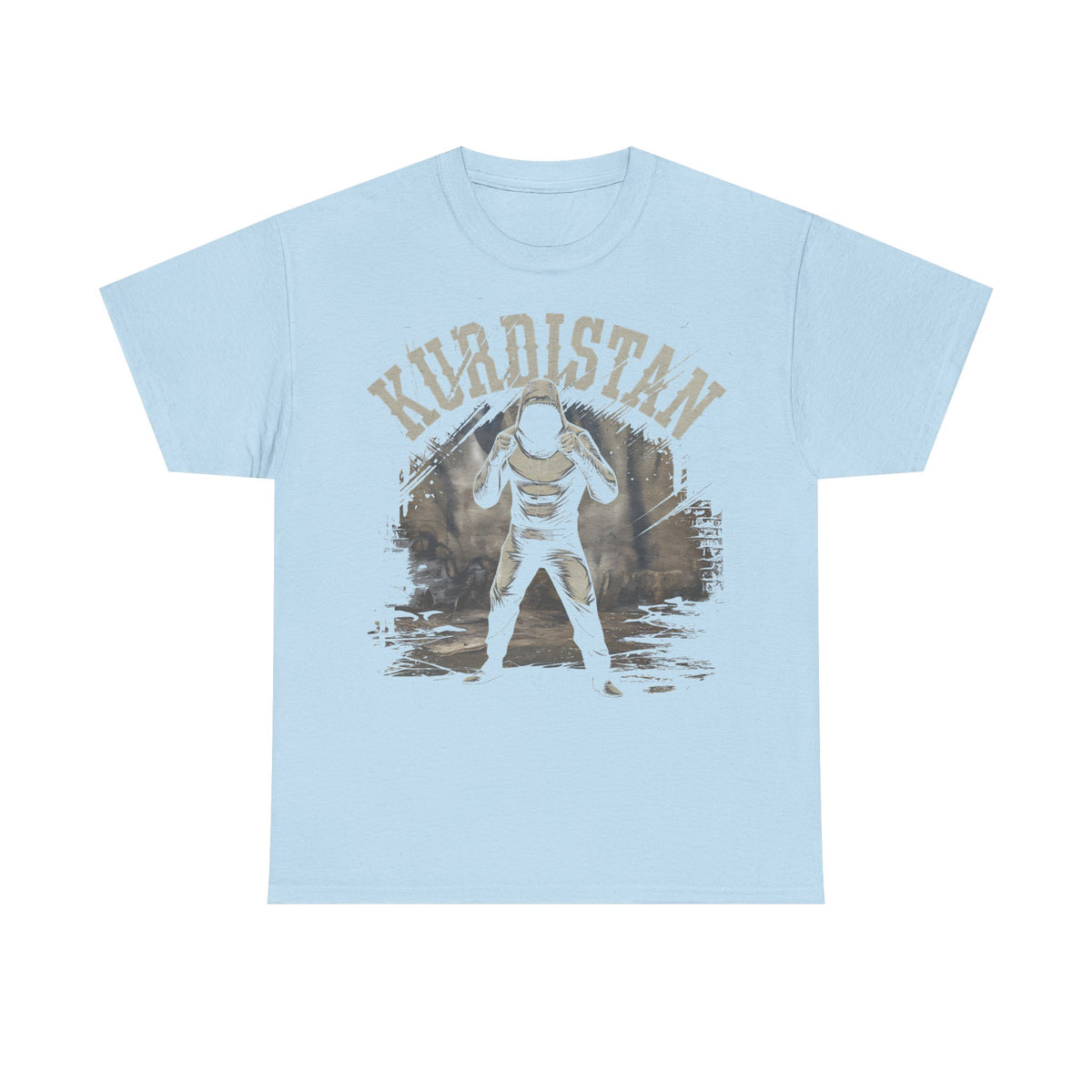 Camiseta unisex con escudo, bandera y regalo para los aficionados del Kurdistán: Azadi, patria