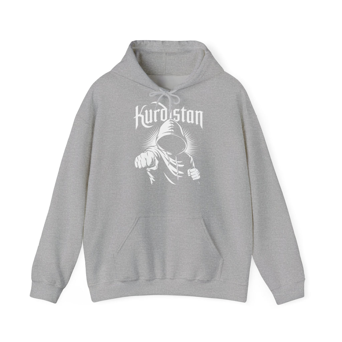 Kurdistan hooligan patria orgoglio stemma bandiera sport calcio tifoso regalo - Felpa con cappuccio unisex