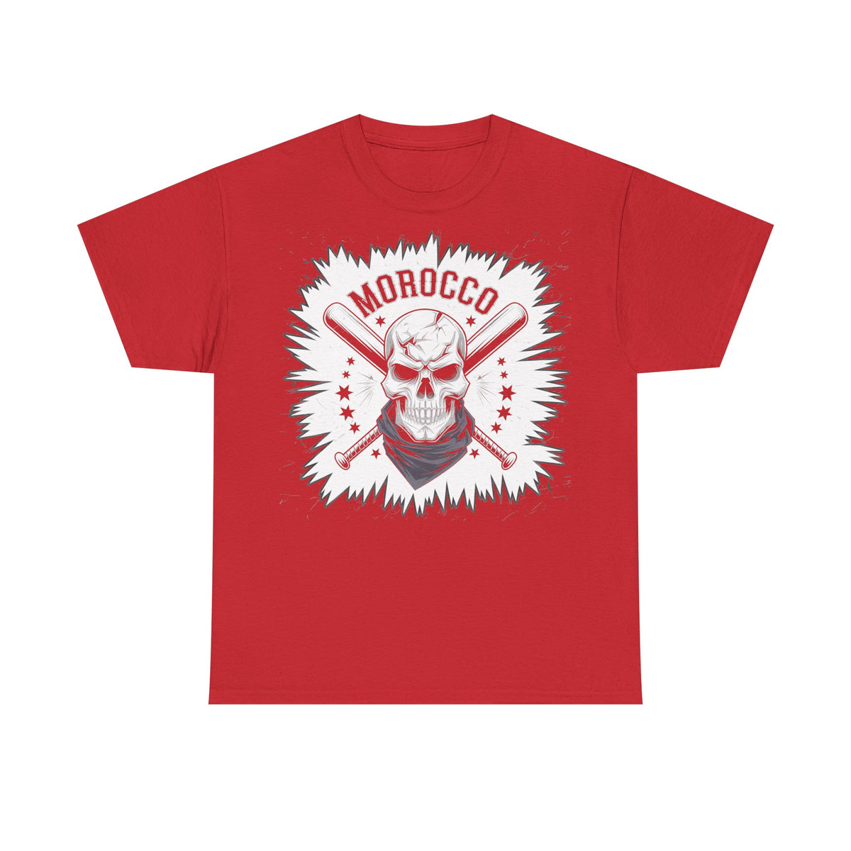 Escudo de hooligan de Marruecos Bandera de Marruecos Fútbol Aficionado Deporte Idea de regalo - Camiseta unisex