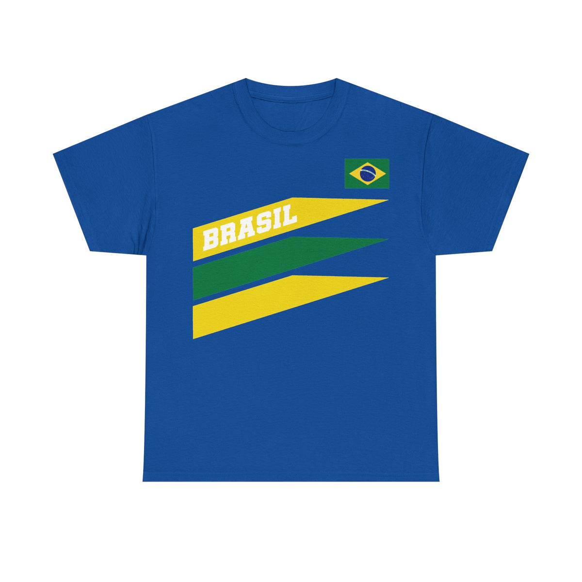 Brazil Brasilien Wappen Flagge Sport Fan Fußball Geschenkidee - Unisex T-Shirt