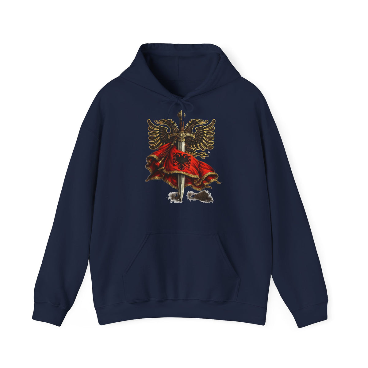 Der Albanische Kriegerschwert Skanderbeg Legende - Unisex Hoodie