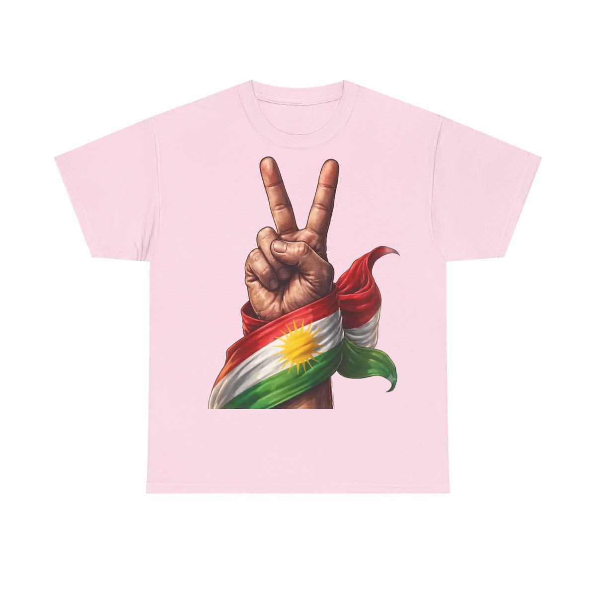 Kurdistan Peace Flagge Wappen - Unisex T-Shirt