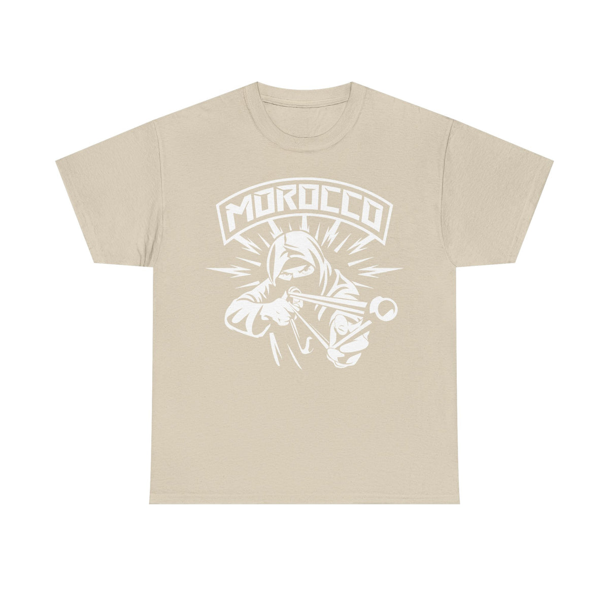 Escudo de hooligan de Marruecos Bandera de Marruecos Fútbol Aficionado Deporte Idea de regalo - Camiseta unisex