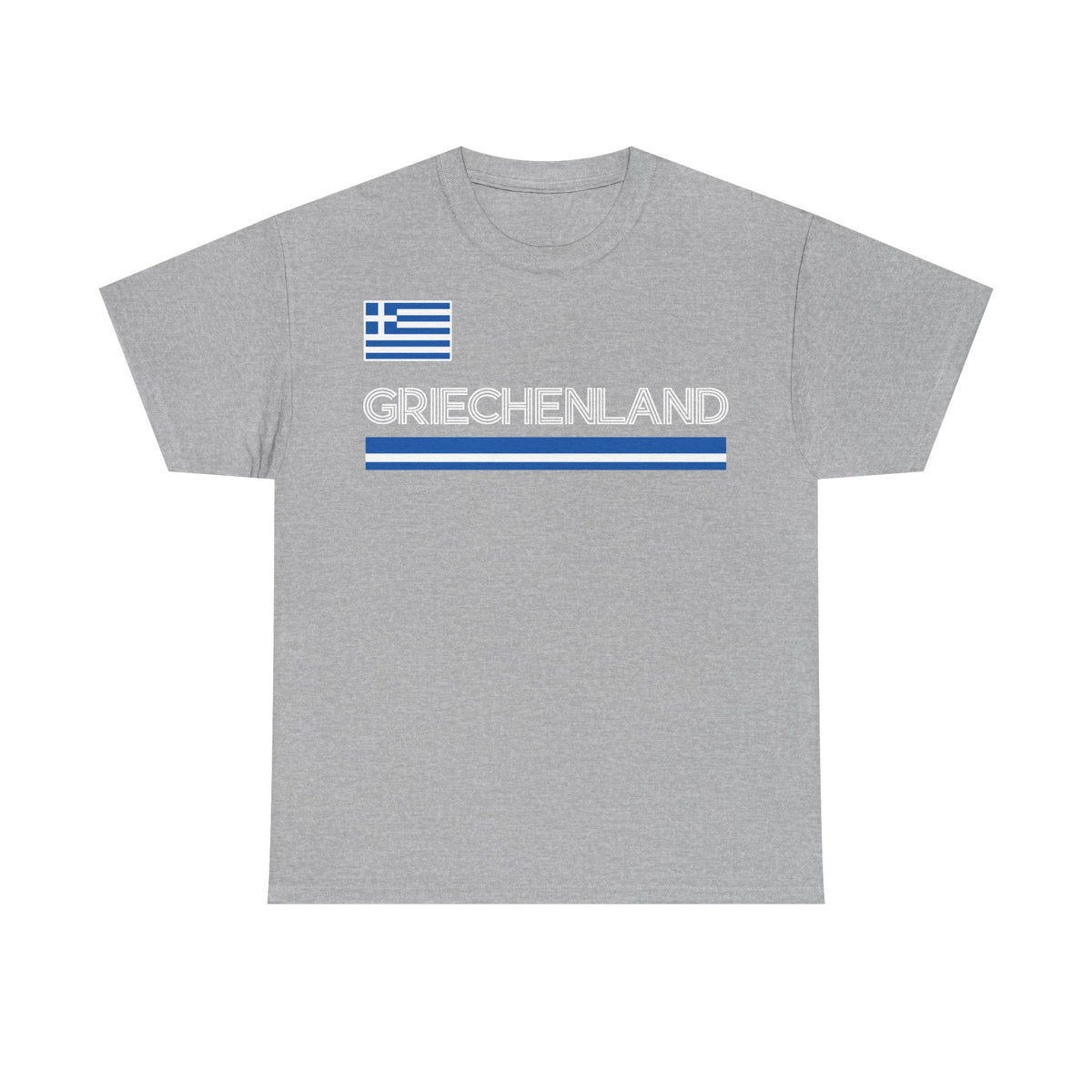 Grecia Grecia Bandera Escudo Patria Fútbol Deporte Aficionado Idea de regalo - Camiseta unisex