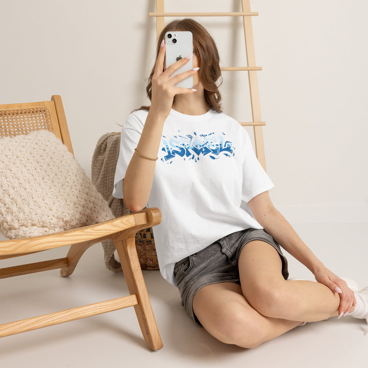 Israel Wappen Flagge Fan Geschenkidee Fashion - Unisex T-Shirt
