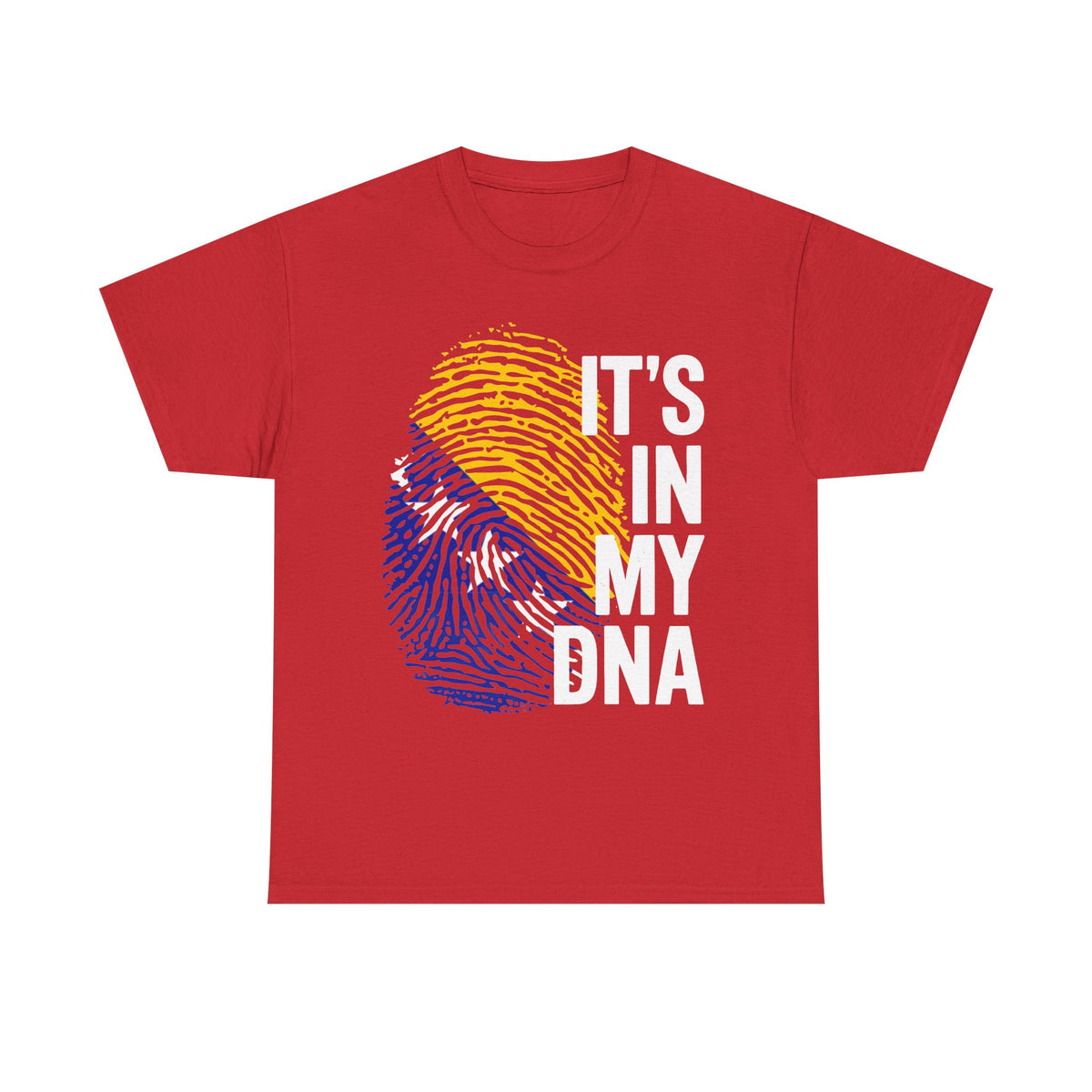 Bosnia Wappen Flagge DNA Identität Fußball fan Geschenkidee - Unisex T-Shirt